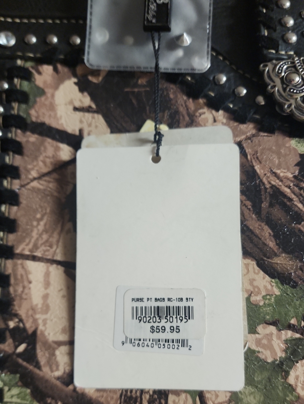 Concealed Carry Brown Camouflage Women's Concealed Carry Purse - Picture 8 of 9